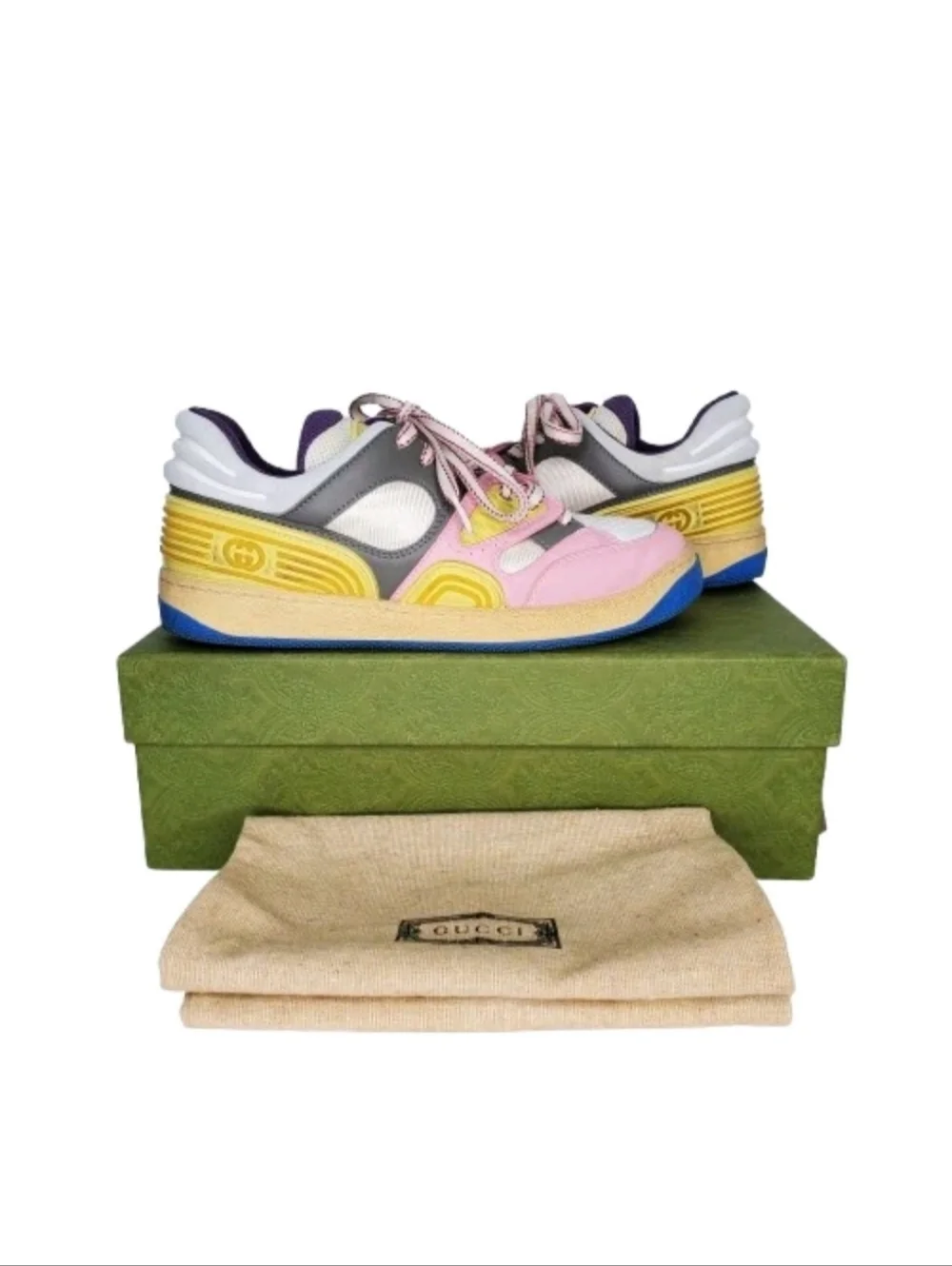 Gucci Demetra Basket Low Top Sneakers